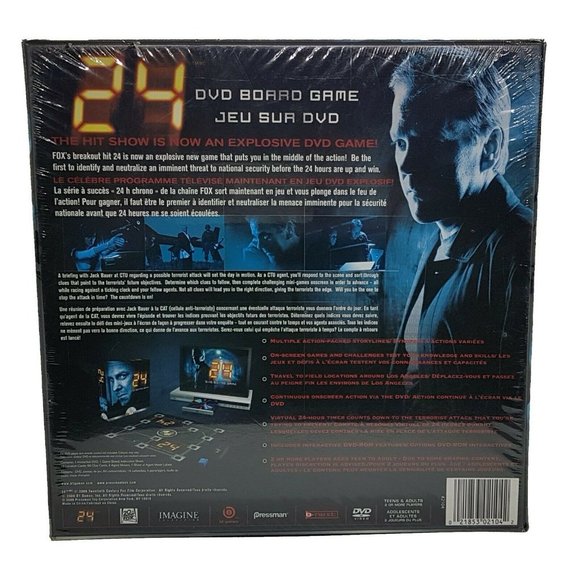 TV Show 24 DVD Board Game Sealed In Box - Picture 3 of 3